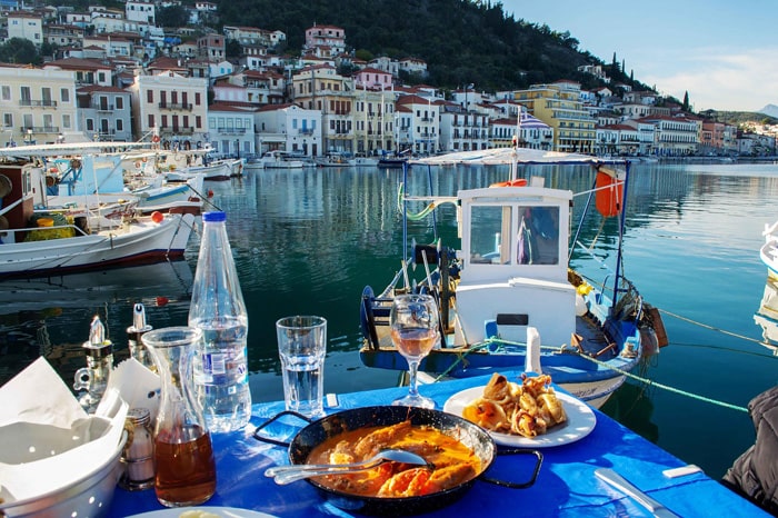 Ons Griekse vakantiehuis Restaurants